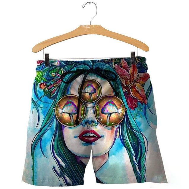 3D ALL OVER PRINTED CHAMPIGNON HIPPIE SHIRTS-Apparel-NTH-Shorts-S-Vibe Cosy™