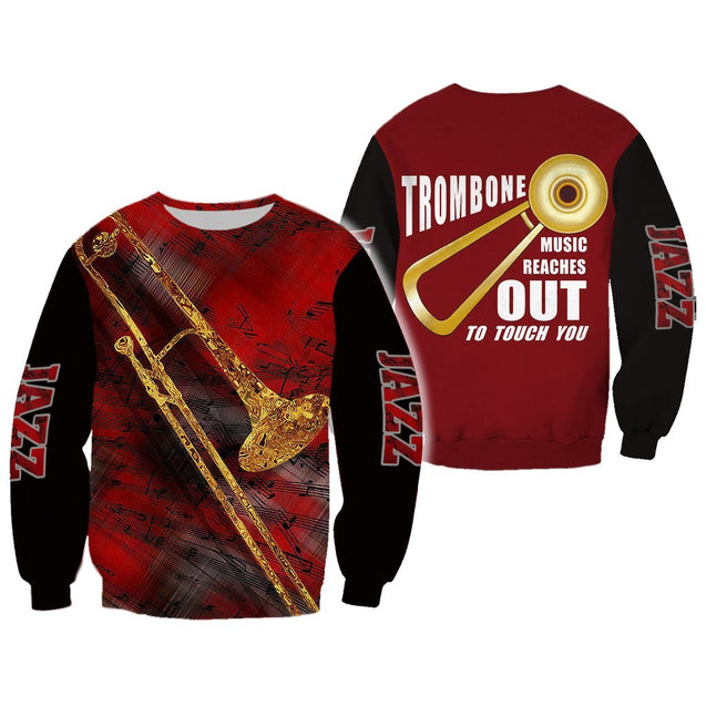 Trombone music 3d hoodie full HG1222-Apparel-HG-Zip hoodie-S-Vibe Cosy™