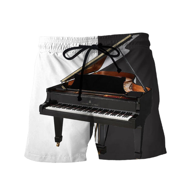 Piano music 3d hoodie shirt for men and women HG12113-Apparel-HG-Shorts-S-Vibe Cosy™