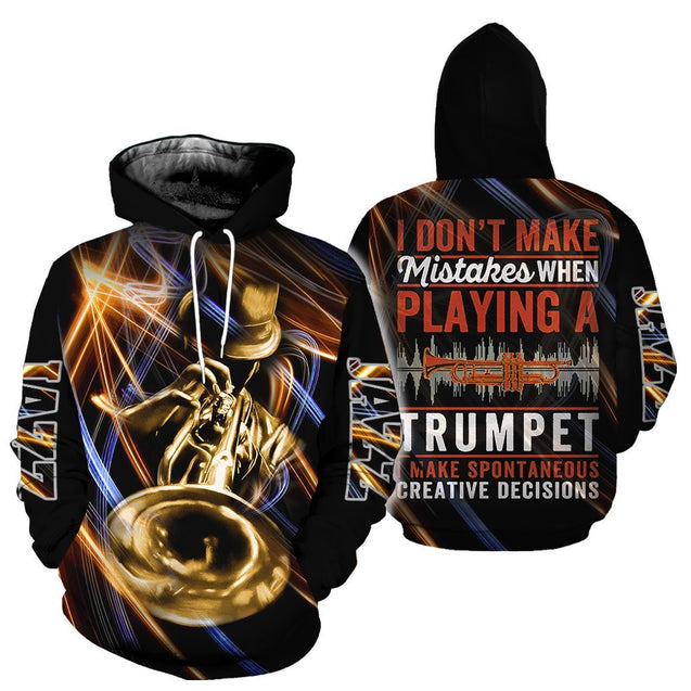 Trumpet music 3d hoodie shirt for men and women HG12115-Apparel-HG-Hoodie-S-Vibe Cosy™