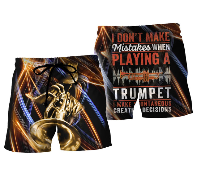 Trumpet music 3d hoodie shirt for men and women HG12115-Apparel-HG-Shorts-S-Vibe Cosy™