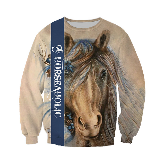 3D Printed Beautiful Horse Clothes HR4-Apparel-NNK-Sweatshirt-S-Vibe Cosy™