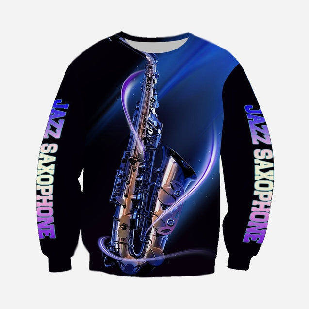 Saxophone music 3d hoodie shirt for men and women HG12111-Apparel-HG-Sweater-S-Vibe Cosy™