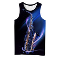 Saxophone music 3d hoodie shirt for men and women HG12111-Apparel-HG-Men's tank top-S-Vibe Cosy™