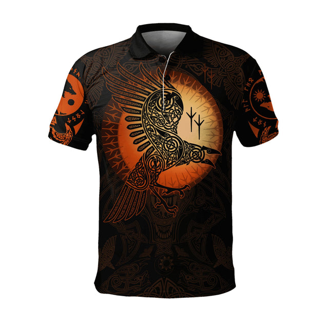 Raven Viking 3D All Over Printed Unisex Shirts