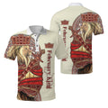 Custom Name February King Lion 3D All Over Printed Unisex Shirts