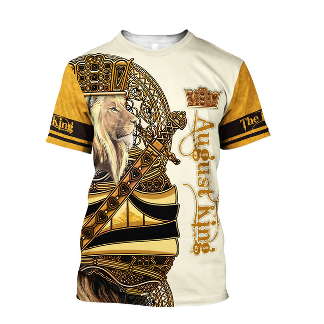 August King Lion 3D All Over Printed Unisex Shirts