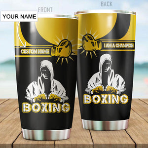 Custom Name Boxing Tumbler