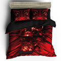 The Scream Bedding Set Cover-Bedding Set-6teenth Outlet-Red-US Twin-Vibe Cosy™