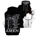 Knight Templar - 3D All Over Printed Shirt-Apparel-HP Arts-Zipper Hoodie-S-Vibe Cosy™