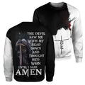 Knight Templar - 3D All Over Printed Shirt-Apparel-HP Arts-Sweatshirt-S-Vibe Cosy™