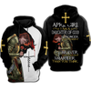April Girl - I Am A Daughter Of God 3D All Over Printed Shirts For Men and Women Pi250502S4-Apparel-TA-Hoodie-S-Vibe Cosy™