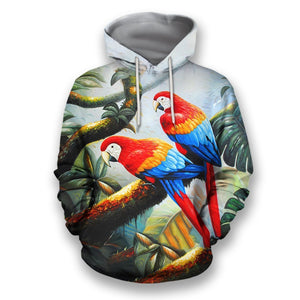 3D Printed Parrot PHL1150-Apparel-PHL-Hoodies-S-Vibe Cosy™