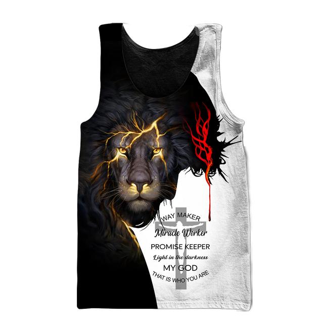 Easter Jesus - Way Maker-Apparel-HP Arts-Tank top-S-Vibe Cosy™