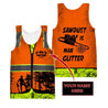 3D Chainsaw Logger Quotes Custom Name Unisex Shirts AM112047