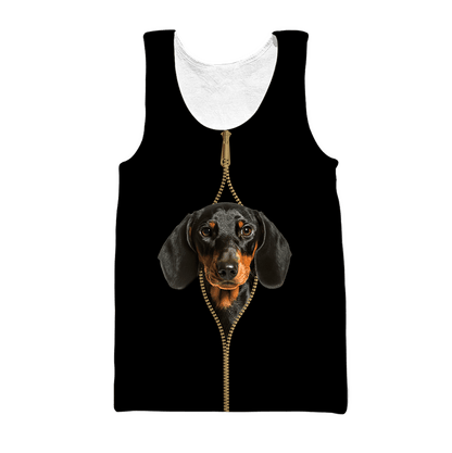 3D Dachshund Love Dog Mom Unisex Shirts