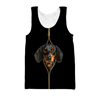 3D Dachshund Love Dog Mom Unisex Shirts
