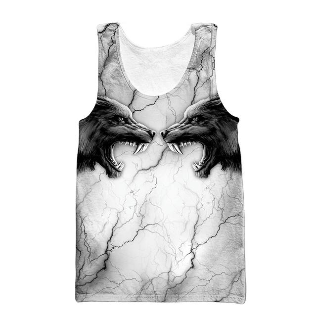 Tattoo wolf 3D hoodie shirt for men and women AM102014