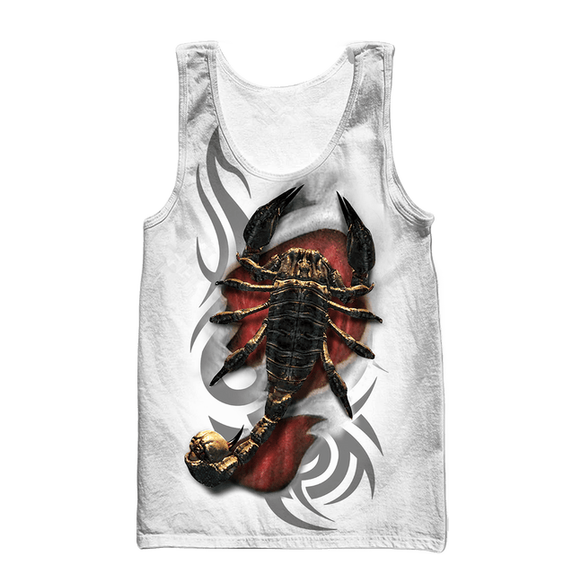 Scorpio Tribal Tattoo 3D All Over Printed Shirt for Men and Women