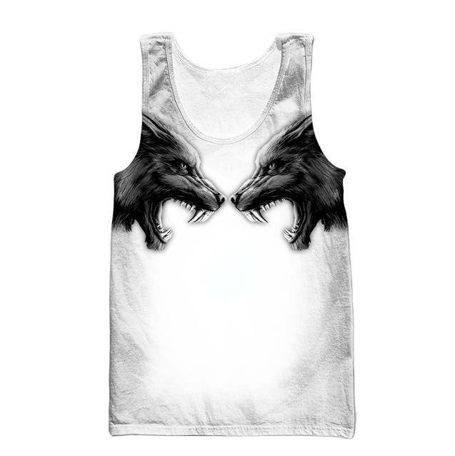 Tattoo wolf 3D hoodie shirt for men and women AM102014S