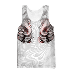 King Cobra Tattoo 3D All Over Printed Shirt for Men and Women