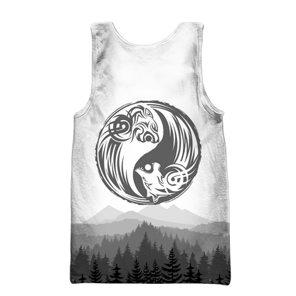 Wolf and tiger 3d hoodie shirt for men and women AM102034