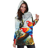 3D Printed Parrots Tops 1150 Hoodie dress-Apparel-PHL-Hoodie Dress-S-Vibe Cosy™