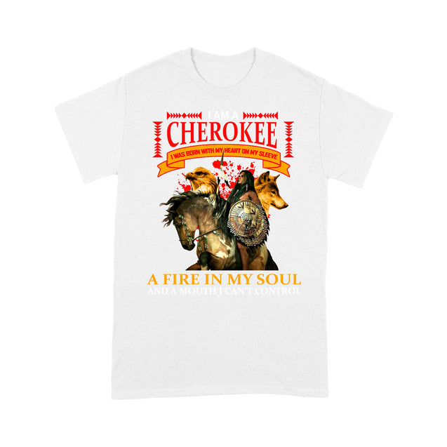 I Am Cherokee Native American T-Shirt SN20012203