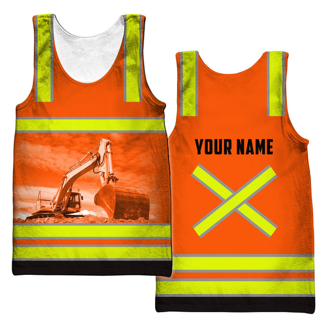 Customize Name Heavy Equipment Operator 3D All Over Printed Unisex Shirt