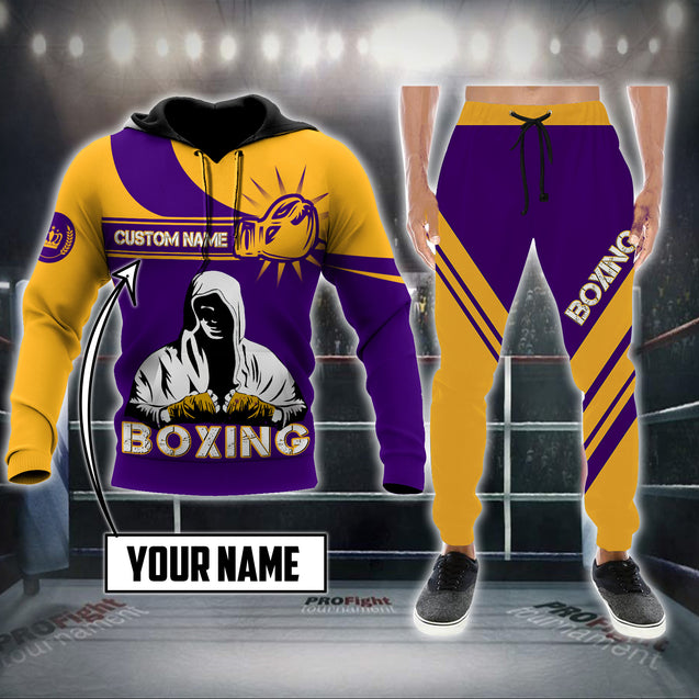 Custom Name Boxing 3D All Over Printed Unisex Shirts