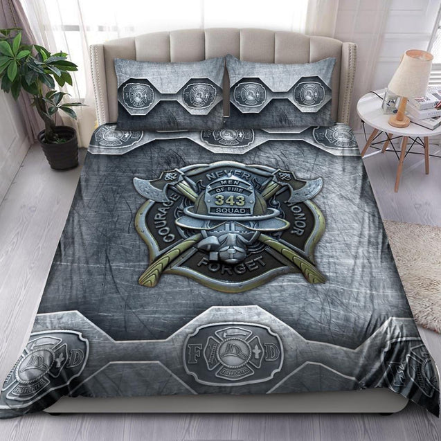 Warrior 343 Firefighter Bedding Set DQB08122010-TQH