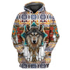 Wolf Native American 3D All Over Printed Unisex Shirts No 12