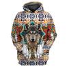 Wolf Native American 3D All Over Printed Unisex Shirts No 12