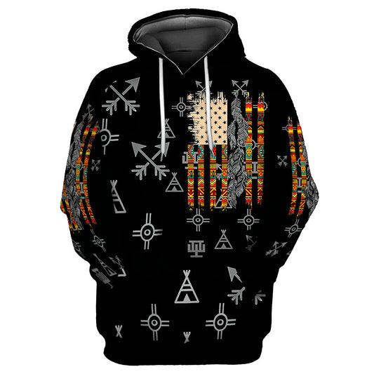 Native American 3D All Over Printed Unisex Shirts