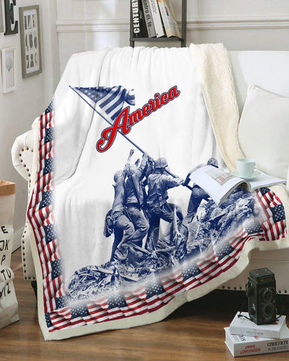American 3D All Over Printed Blanket