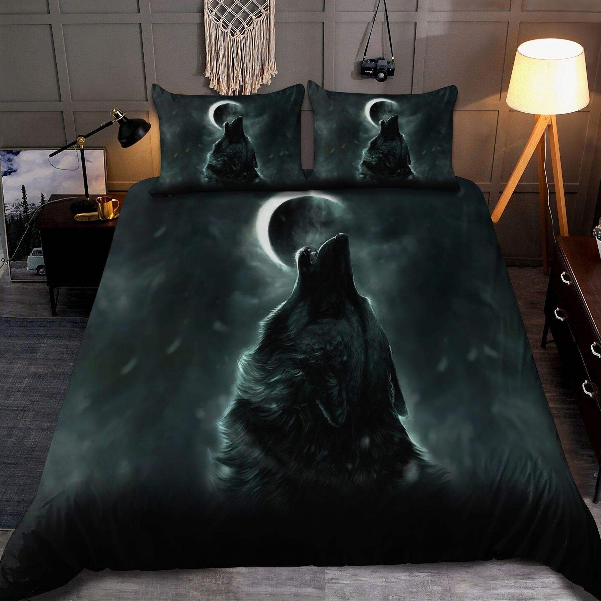 Wolf 3D All Over Printed Bedding Set