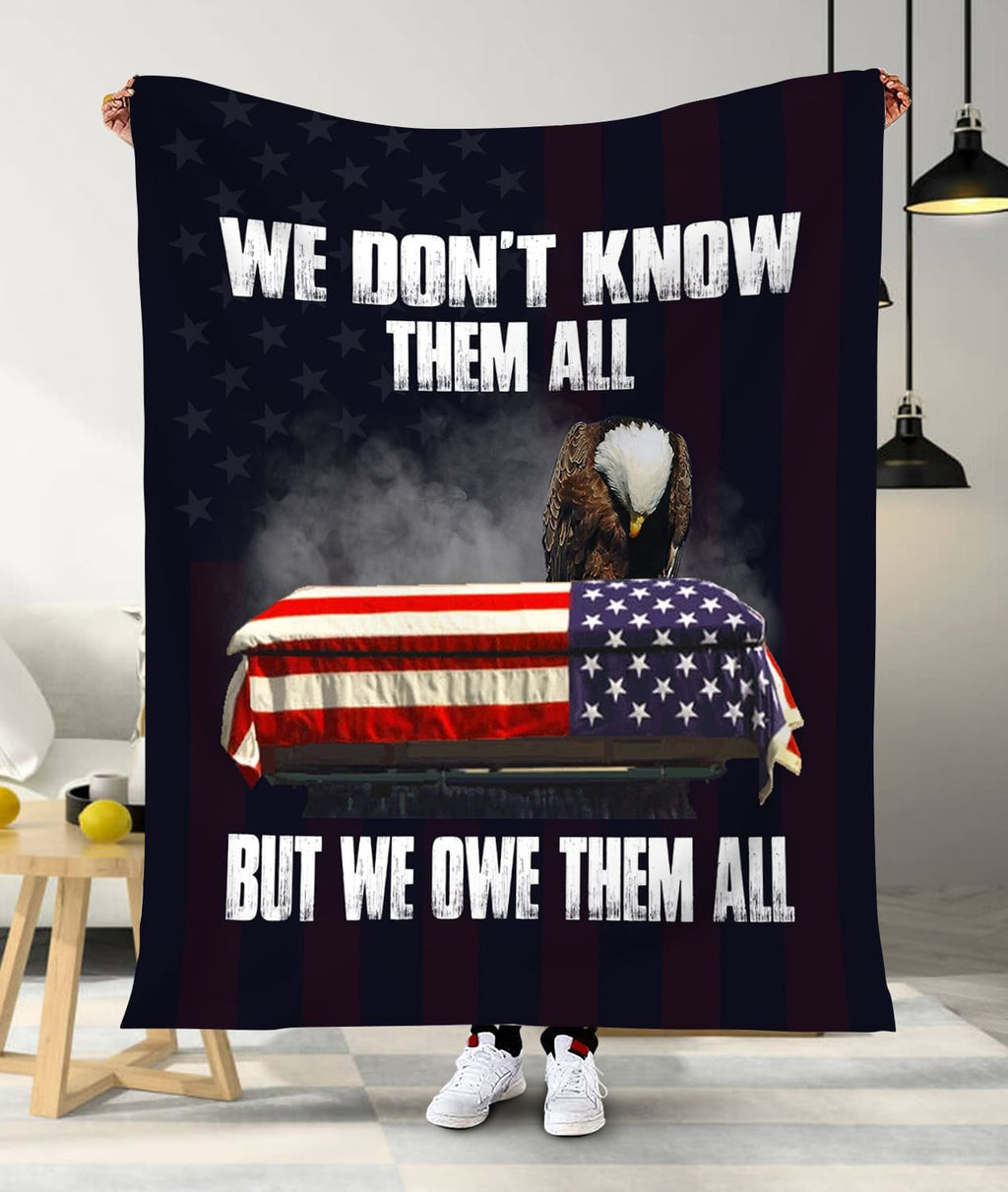 American 3D All Over Printed Blanket