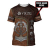 Customize Name Viking 3D All Over Printed Unisex Shirts