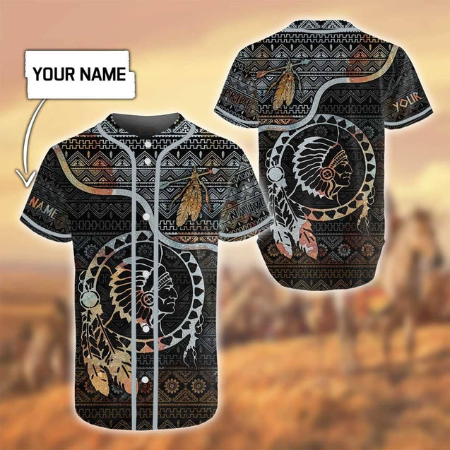 Cusomized Name Native American 3D All Over Printed Unisex Shirts