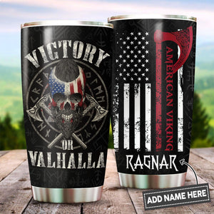 Customized Name Viking Steel Tumbler