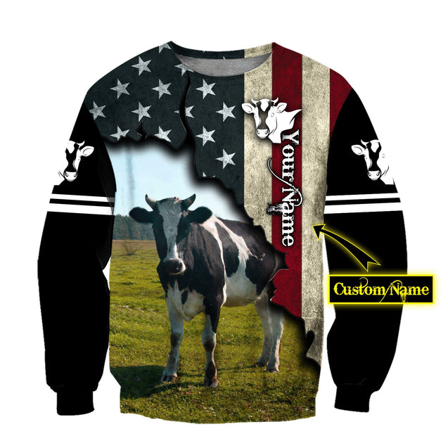 Cow 3D hoodie shirt for men and women customize name VP28102001