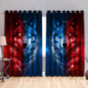 Wolf 3D All Over Printed Window Curtains