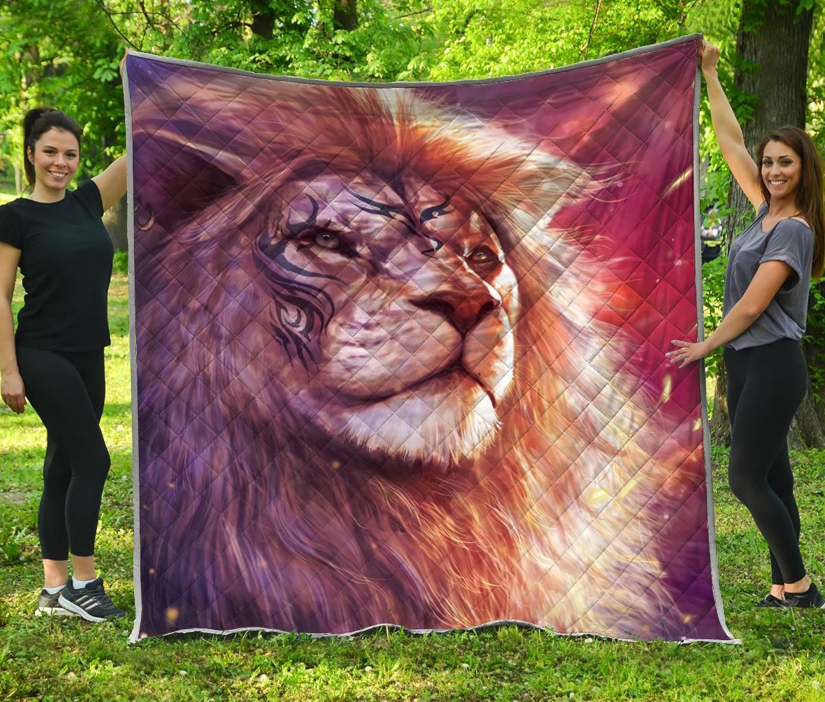 Lion blanket