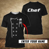 Custom Name Master Chef 3D All Over Printed Unisex Shirts