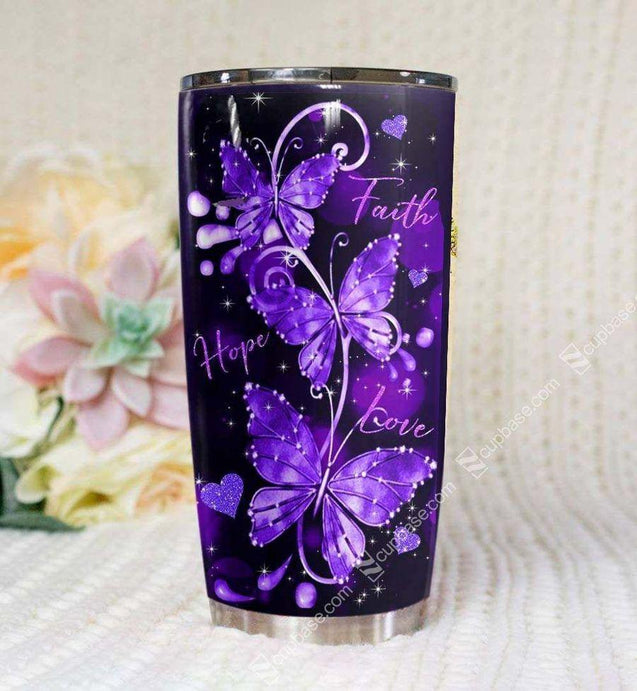 Butterfly Faith Hope Love Butterfly Tumbler TA031815-TA-Vibe Cosy™