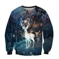 BEAUTIFUL DEER 3D ALL OVER PRINTED SHIRTS ANN231002-Apparel-PL8386-sweatshirt-S-Vibe Cosy™