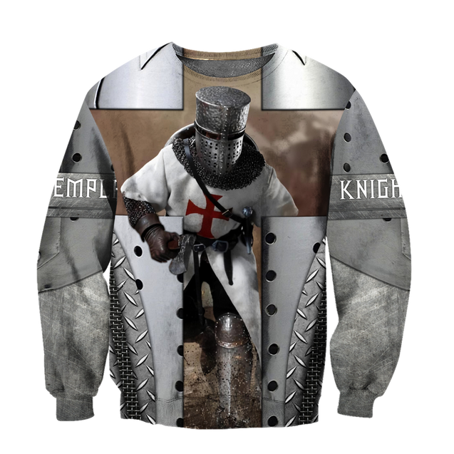 Premium Iron Pattern Knight Templar All Over Printed Shirts For Men And Women MEI