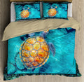 Premium Blue Ocean Turtle Bedding Set