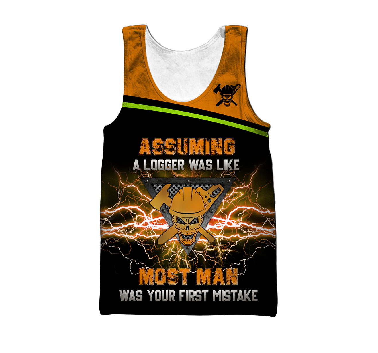 Logger Skull Chainsaw Unisex shirts DA13102003