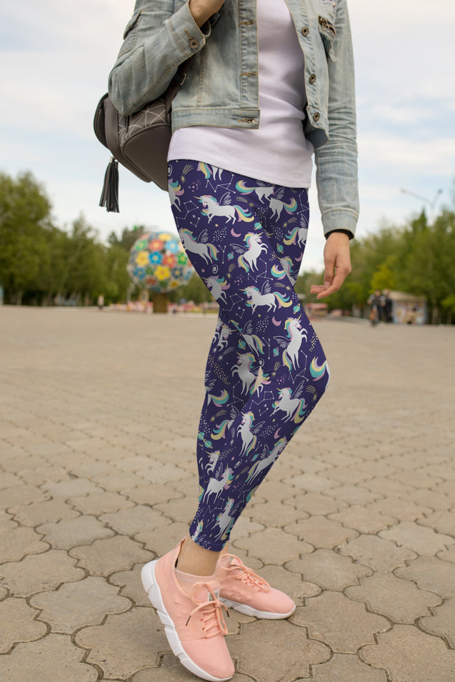 3D All Over Bumble Unicorn Legging-Apparel-Phaethon-Legging-XS-Vibe Cosy™